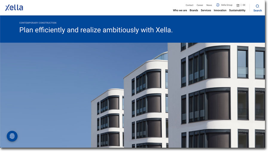The new Xella website
